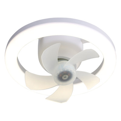 Socket Ceiling Fan With Light And Remote 360° Rotating Ceiling Fan 3 Colors And 3 Wind Speeds