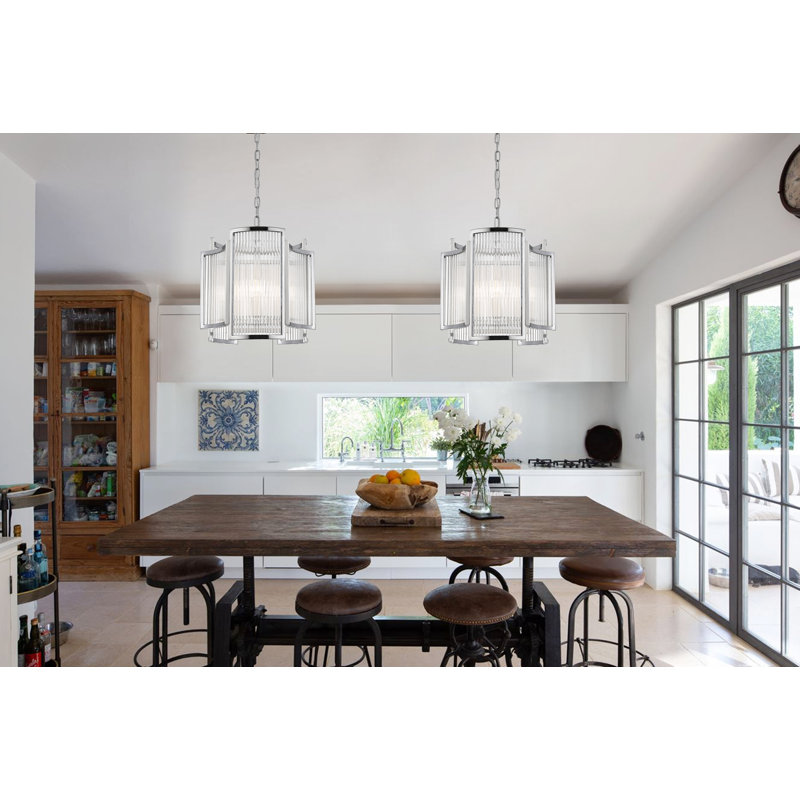 Anspach 3 - Light Geometric Pendant, Chrome