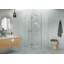 Halo 47 in. x 35 in. x 78 in. 90-degree Fully Frameless Glass Hinged Shower Enclosure-1763660588