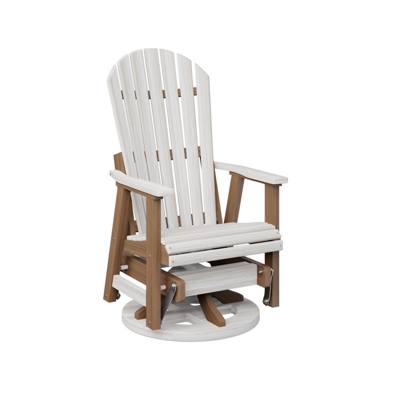 Fauteuil oscillant berlinois berlinois berlinois, Seashell Top/Antique Mahogany Base