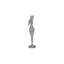 Statue admirative debout, aluminium