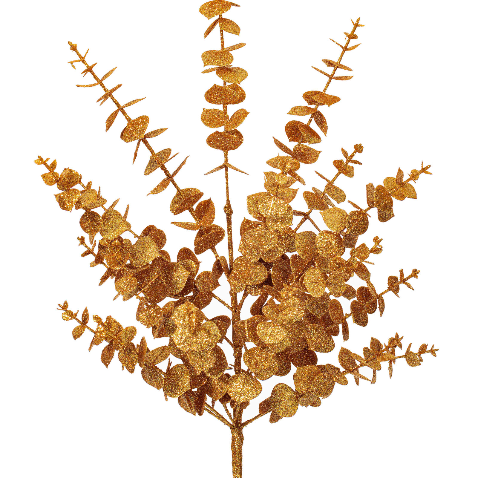 Vickerman Artificial 28" Eucalyptus Spray 28" Pick, Gold