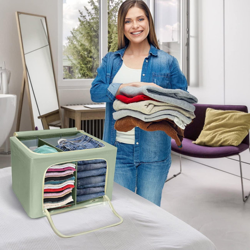 Sac de rangement en tissu Sorbus, Bleu sarcelle