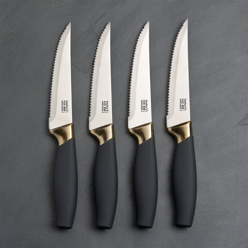Taylors Eye Witness 4 Piece Stainless Steel Steak Knife Set