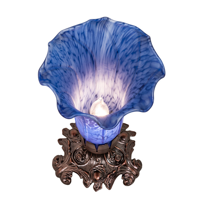 Meyda Tiffany & Stained Glass Table Lamp, Blue