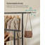 Adjustable Rolling Clothing Rack