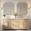 Miroir de salle de bain Modern Cadre en acier inoxydable-852064698-856682505