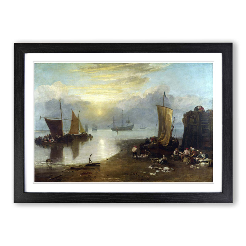 J.M.W. Turner - Single Picture Frame Painting, Black