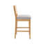 Upholstered Counter Stool with Solid Wood Frame-1456267477-1456267476