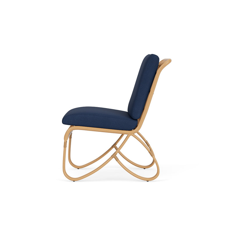 Riviera Outdoor Dining Side Chair, Sandberg Navy