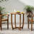27.5'' Outdoor Table - Rustic Wood Made With Slat Panels From For Use