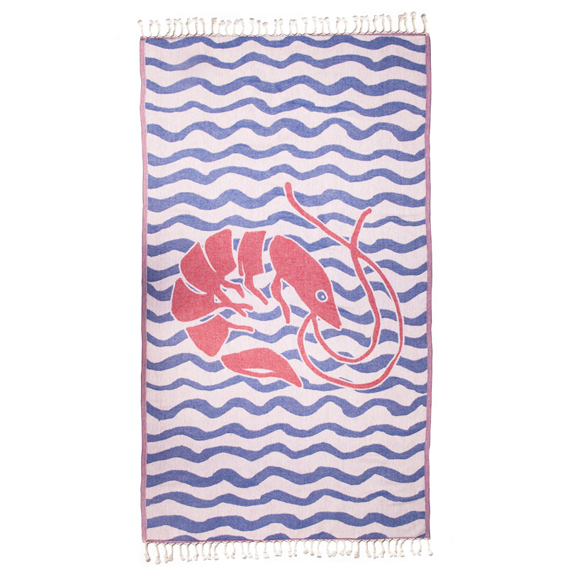  Serviette de plage Evil Eye, Rayures bleues