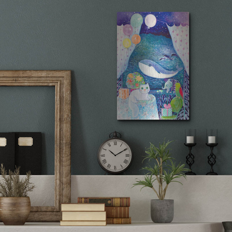 Art mural en métal «Dreams» par Oxana Zaika par Winston Porter, H 16 po x l 12 po
