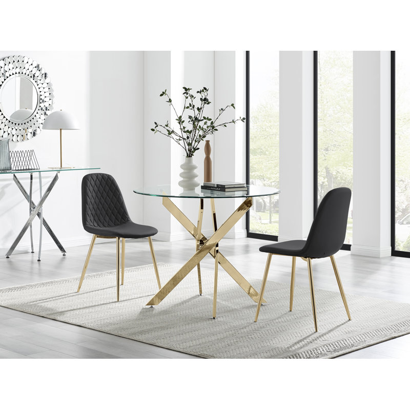 Bernell 2 - Person Dining Set, Black
