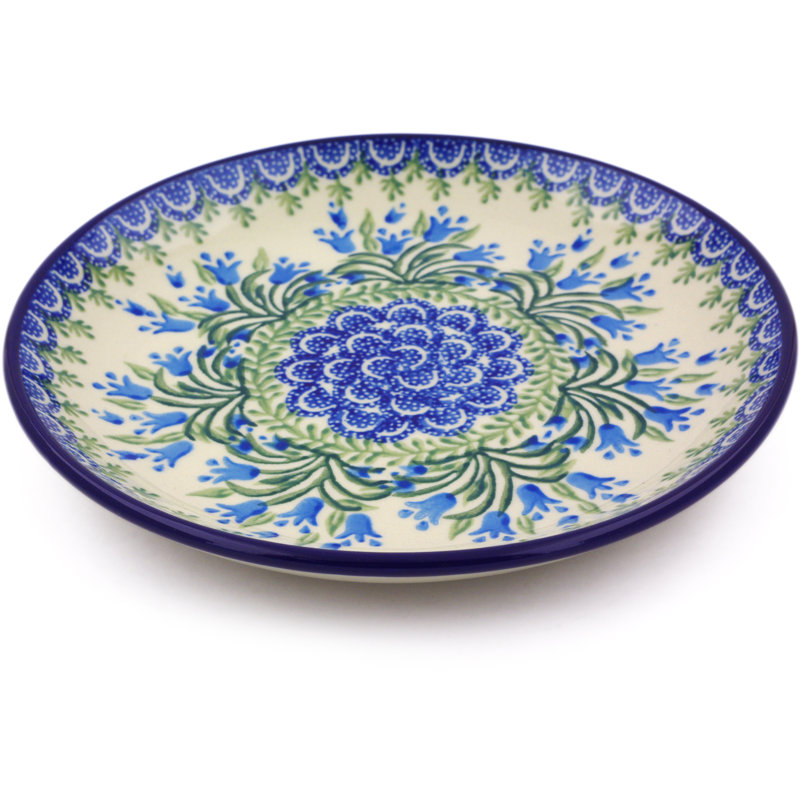 Plaque de poterie polaire 8 po Feathery Bluebells
