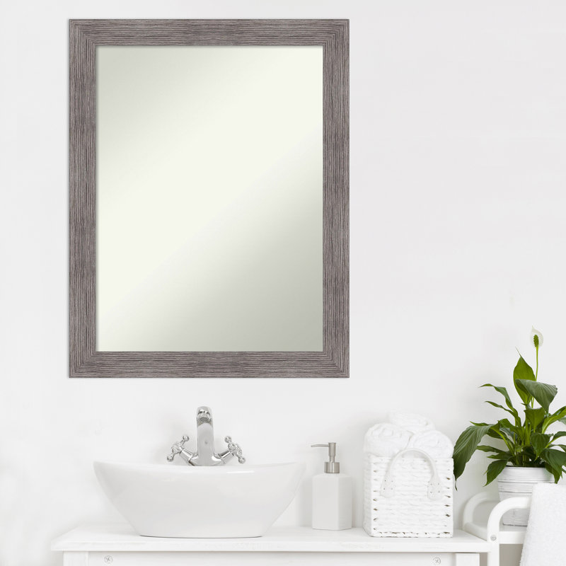 Miroir de salle de bain mural, H 27,5 po x l 21,5 po