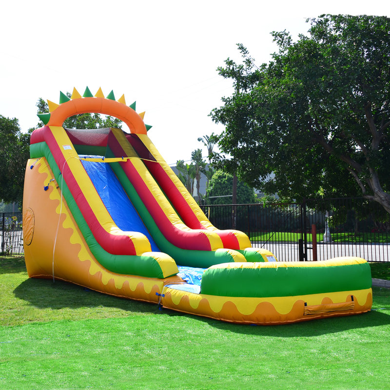 Glissade d'eau Dino Fun avec 100% PVC