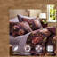 Luxurious Velvet Bedding Sets, Queen Size, Romantic Floral Design For Home