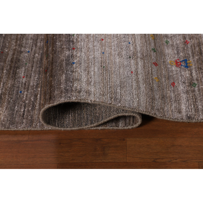 Brown Gabbeh Oriental Area Rug 8