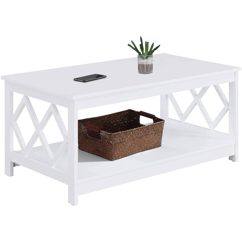 Diamond Coffee Table – White