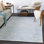 Tapis oriental denim / bleu ciel touffeté à la main Hopkins
