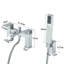 Aiysha 2 Handle Deck Waterfall Faucet Bath Filler with Diverter