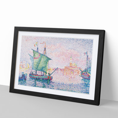 The Pink Cloud in Venice by Paul Signac - Picture Frame Painting