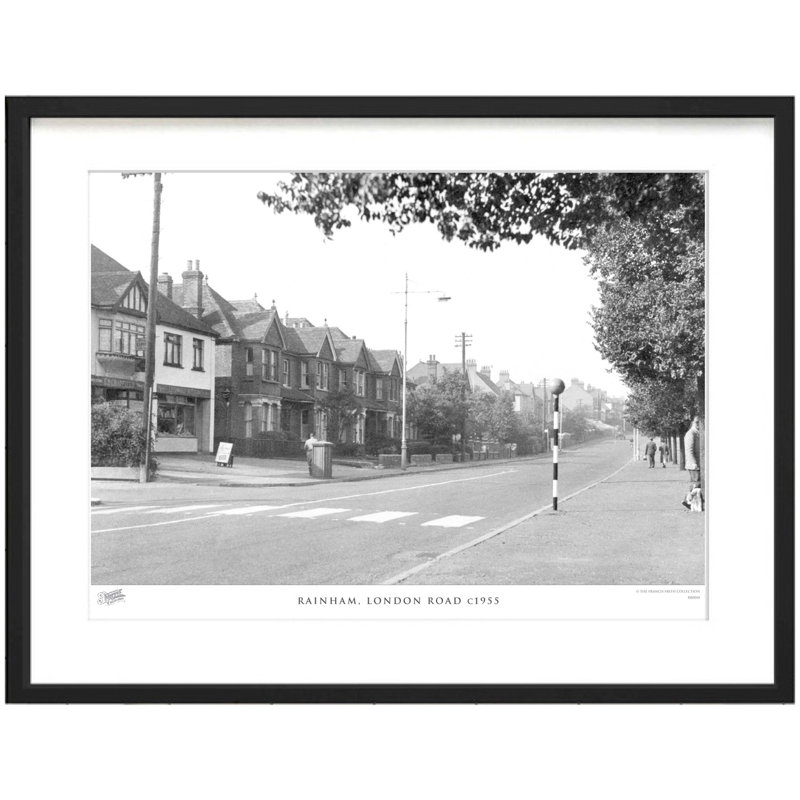 Rainham, London Road C1955 by Francis Frith - Single Picture Frame Print, 28cm H x 36cm W x 2.3cm D