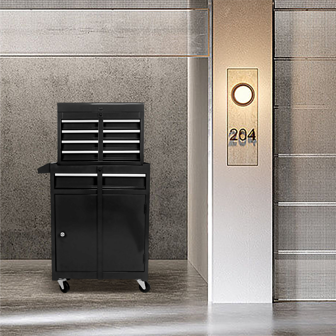 Portslade 22.95" W 5-Drawer Steel Bottom Rollaway Chest with Wheels WFX Utility™