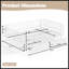 Grand lit plateforme avec tiroirs de rangement, structure de lit de jour en métal, conception sécuritaire améliorée, profil bas, blanc-131377837