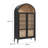 Nolan 74" Tall Arched Storage Display Cabinet-107335493
