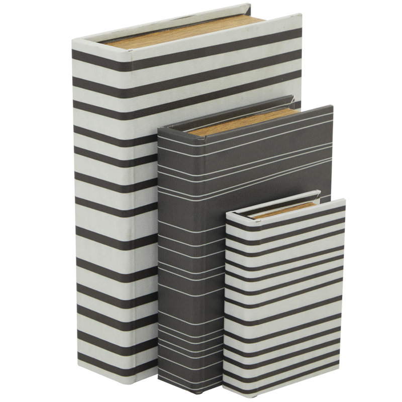 3 Piece Paper Book Box Set