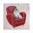 Bulldog On Red by Carol Dillon - Wrapped Canvas Gallery-Wrapped Canvas Giclée-1190553822
