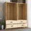 Armoire double avec 4 portes minces et 4 tiroirs! -105840265