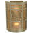 Rustic Lodge Flush Mounted Sconce