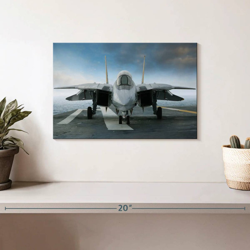 Avion de chasse Mait Parked, H 8 po x l 12 po