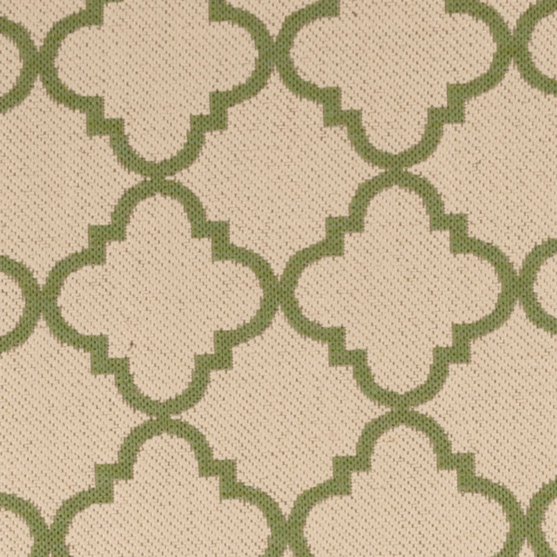 Ferrill 100 Performance Geometric Indoor/Outdoor Area Rug, Round 6'7"