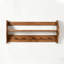 Tablette murale en bois massif, présentoir à décor moderne pour chambre à coucher, salle de bain, cuisine, salon