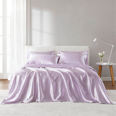 6 PCS  Luxury Sheet Set Lilac
