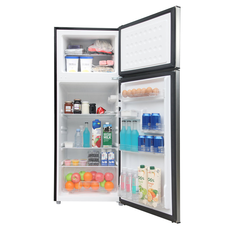 Frigidaire Platinum Fridge Freezer Combo, 7.5 Cu. Ft. Capacity Apartment Size Fridge With Freezer