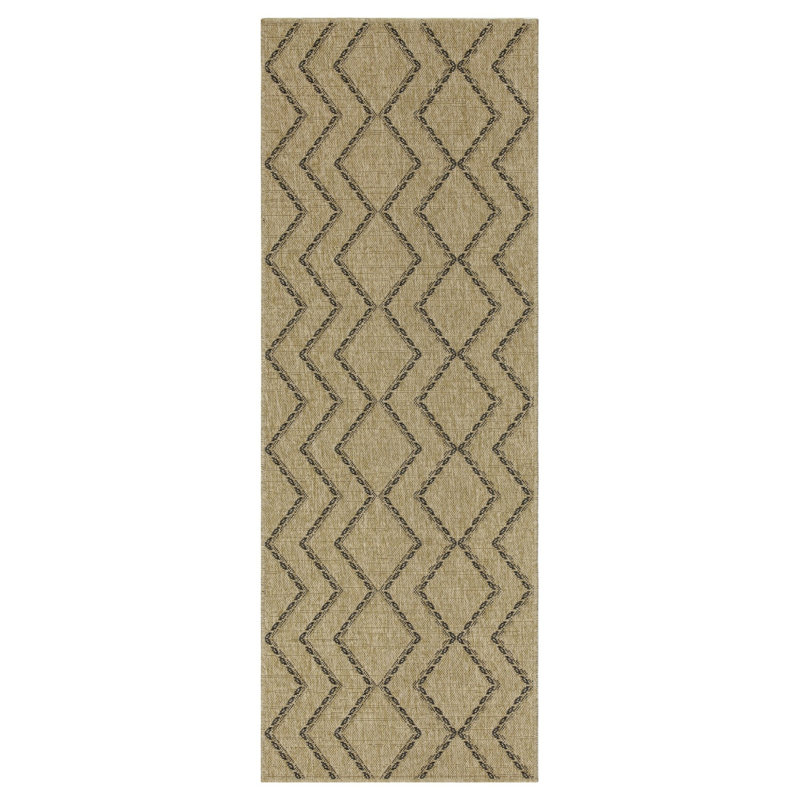 Durable Polypropylene Rug Modern Geometric Indoor/outdoor Spaces