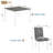 Compact 5-Piece Dining Set with Space-Saving Design