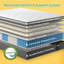 Matelas hybride en mousse viscoélastique 10 pouces-62180220