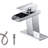 Single-Hole Single-handle Bathroom Faucet with Drain Assembly-56069311