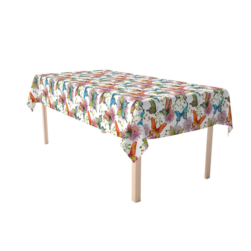 Floral 236 Cotton Tablecloths, 120" x 60"
