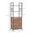 Drawer Mobile File Cabinet With Lock & Hanging Bar, Rustic