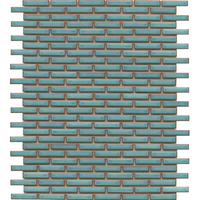 Regala™ 12" x 12" Porcelain Brick Joint Mosaic Wall Tile
