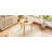 Modern Triangular Wood Side Table with Sturdy Legs for Small Spaces-264840222