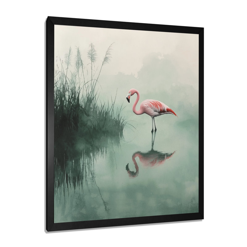 Coralito - Décoration murale animaux, Black, H 20 po x l 12 po, Reproduction encadrée d'une seule photo