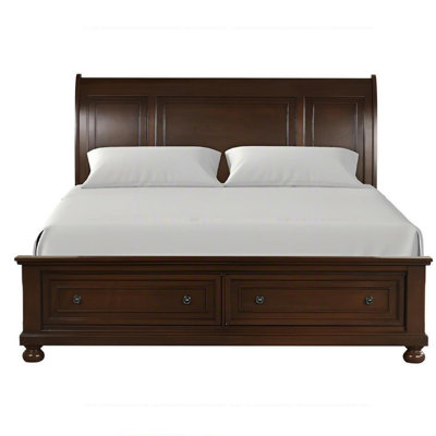 Meade G8910A-QB Queen Bed ( Mattress Not Included), Dark Cherry